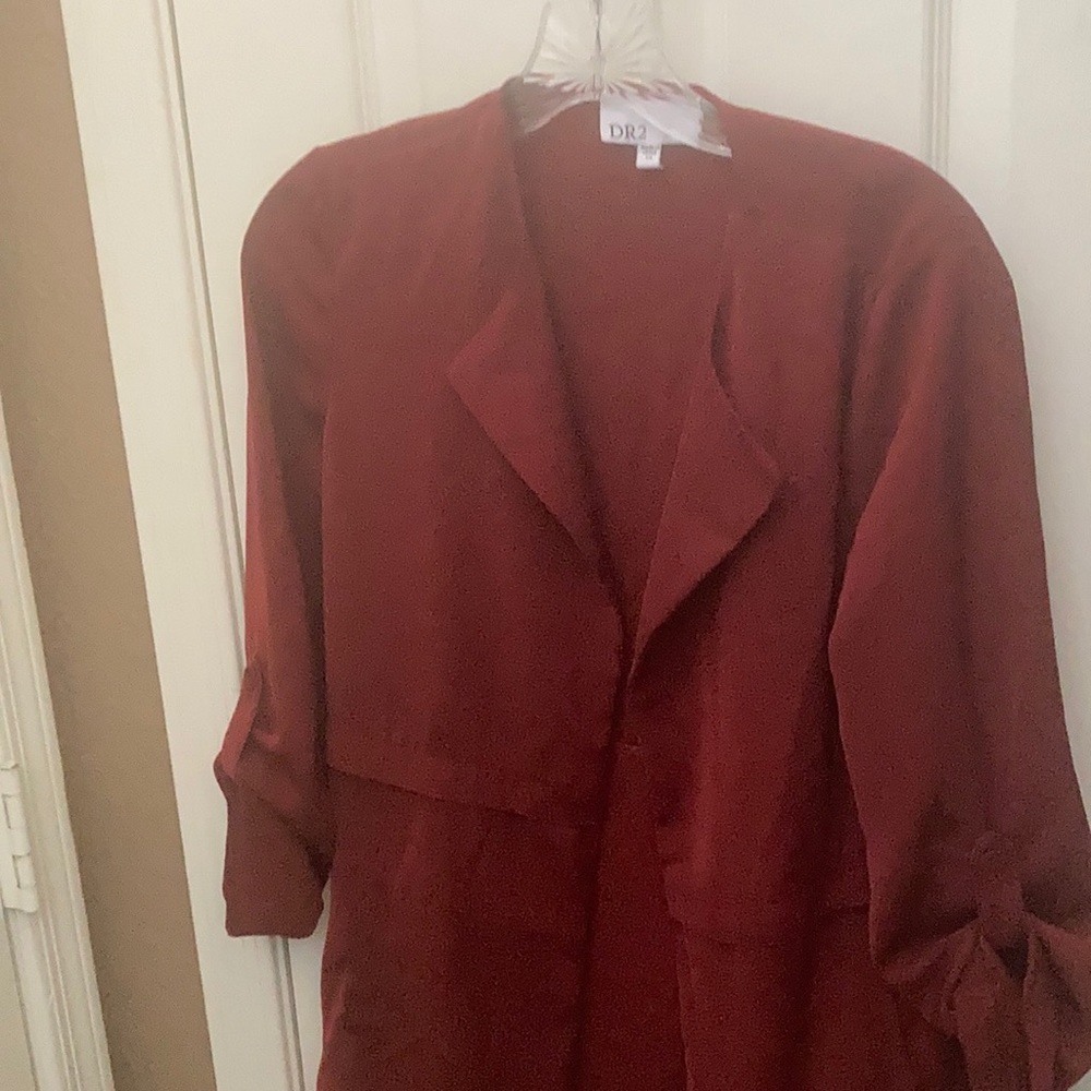 FINAL MARKDOWN Dr2 open front unlined jacket xs
